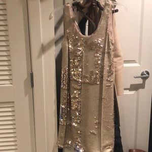 Zara Sequin Shift Dress